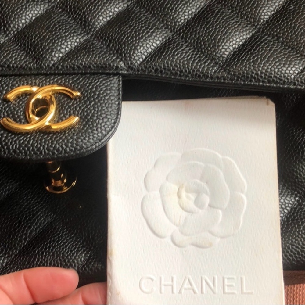 Chanel Black Quilted Shoulder Bag with Gold Accents - Picture 7 of 8
